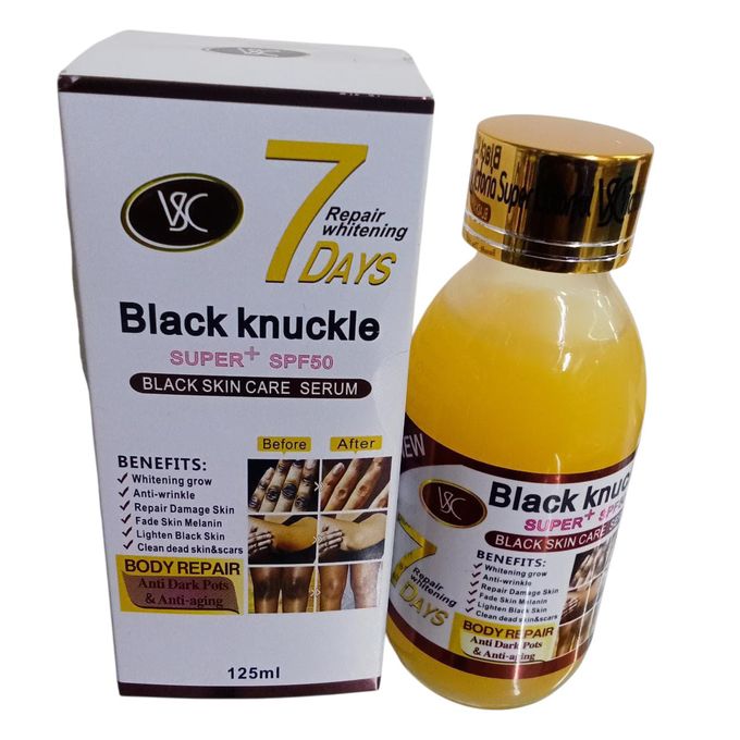 VSC 7 Days Black Knuckle Super+ SPF50 Serum 125ml | Dark Elbows & Knees Repair
