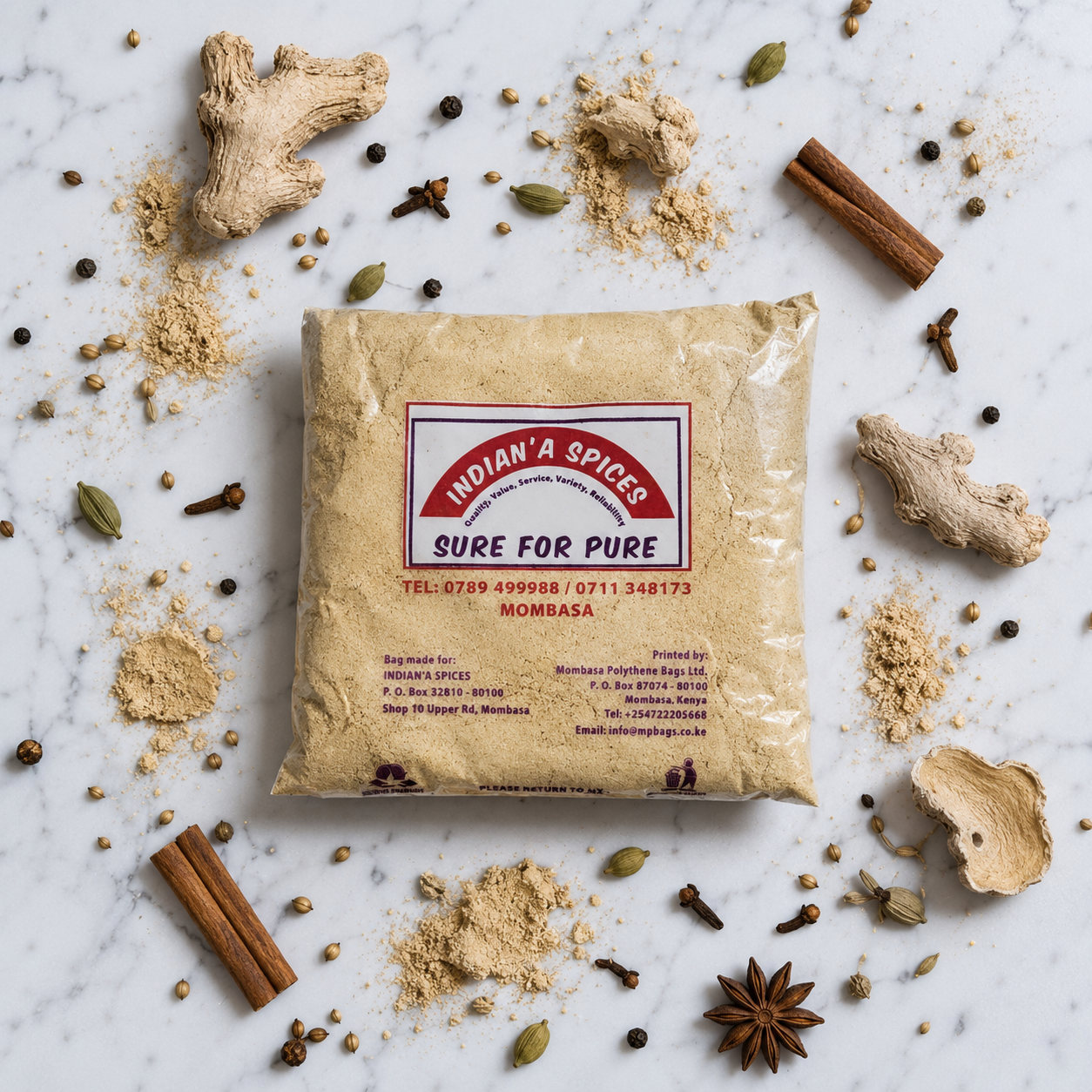 Ginger Powder 100g | Pure Ground Spice Powder Mombasa Coastal Spice