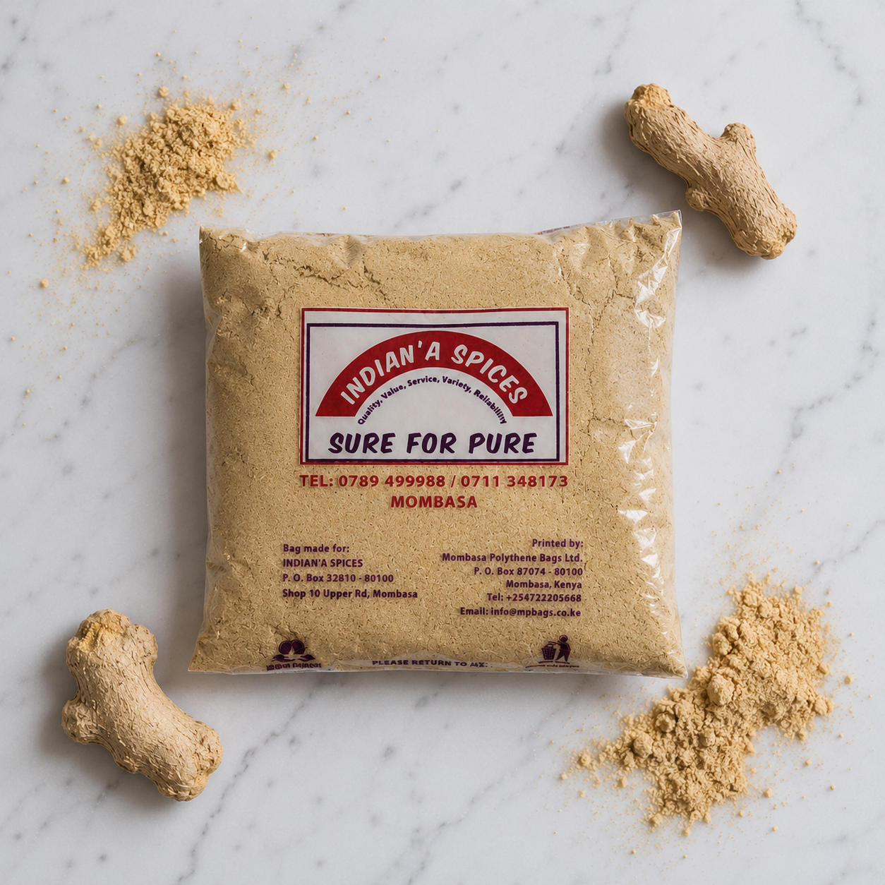 Ginger Powder 100g | Pure Ground Spice Powder Mombasa Coastal Spice