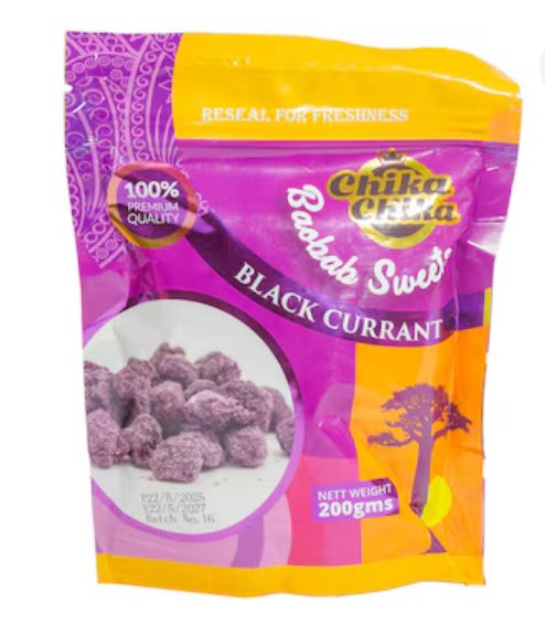 Mabuyu (Red) Original Baobab Sweets | Strawberry and Black Current Flavours 200g