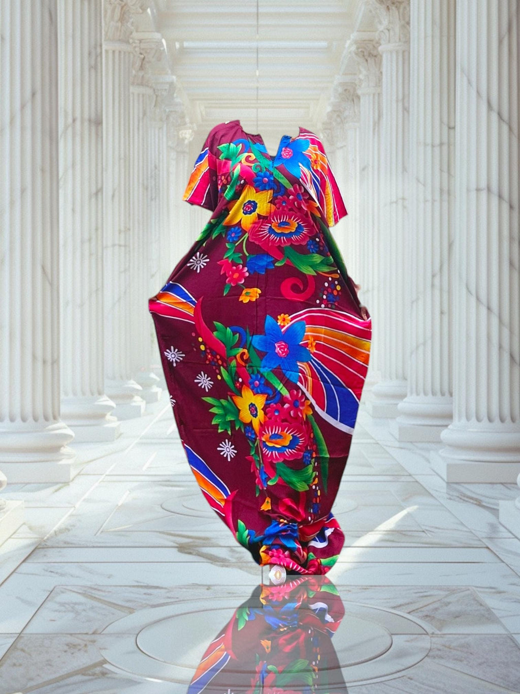 Extra Long breastfeeding Swahili Dera Dress With Zipper: Zip Baati Dirac | Somali Dira Kaftan | Nursing Deera | Breastfeeding Free Size