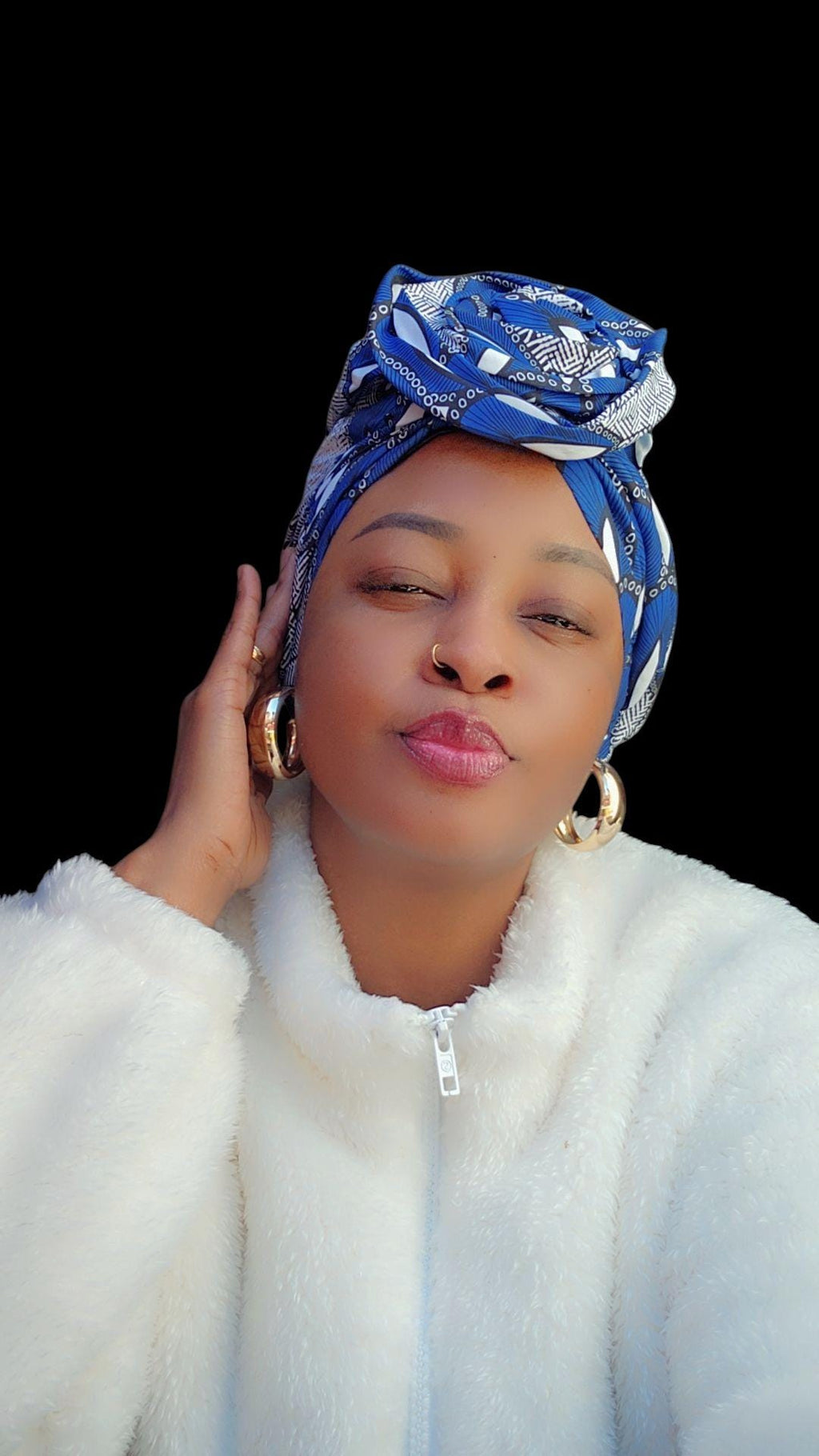Ankara Wax Print Head Wrap for Women | African Kitenge Turban Headscarf | Natural Hair Protective Style | Ships from Germany