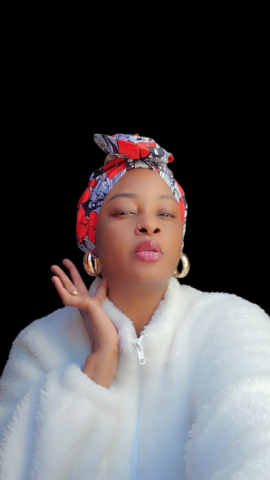 Ankara Wax Print Head Wrap for Women | African Kitenge Turban Headscarf | Natural Hair Protective Style | Ships from Germany