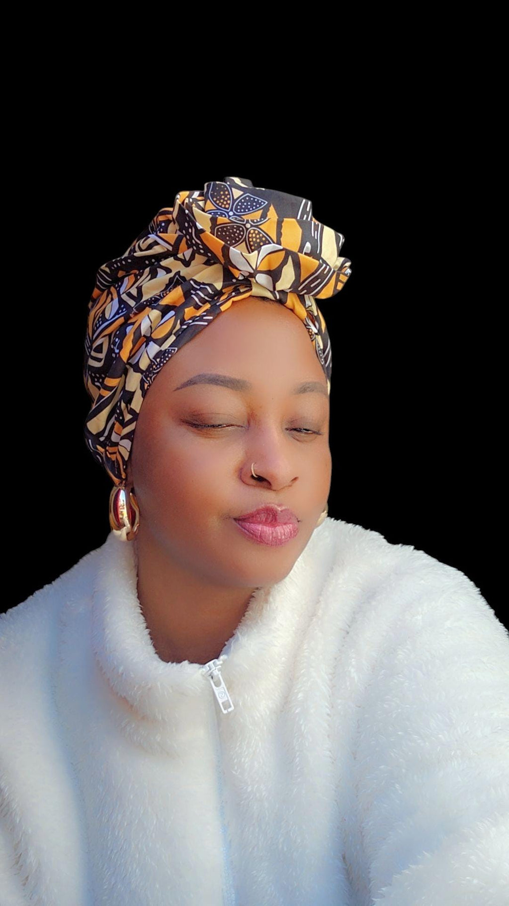 Ankara Wax Print Head Wrap for Women | African Kitenge Turban Headscarf | Natural Hair Protective Style | Ships from Germany