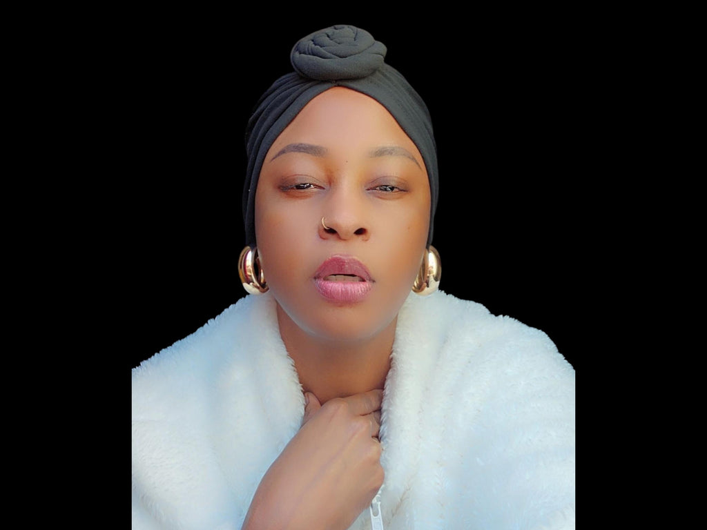Pre-Tied Kenyan Top Knot Cotton Turban | Eco-Friendly Unisex Hair Cover | Hijab Tichel Tulband Friendly | Ships from Germany