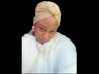 Pre-Tied Kenyan Top Knot Cotton Turban | Eco-Friendly Unisex Hair Cover | Hijab Tichel Tulband Friendly | Ships from Germany