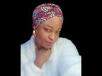 Pre-Tied Kenyan Top Knot Cotton Turban | Eco-Friendly Unisex Hair Cover | Hijab Tichel Tulband Friendly | Ships from Germany