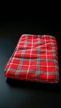 Kenyan Maasai Shuka Blanket | Maasai Fabric | Kikoy Kikoi Kenia | African Safari Throw Sarong Shawl Blankets | Massai Tuch | Kenya Stoff