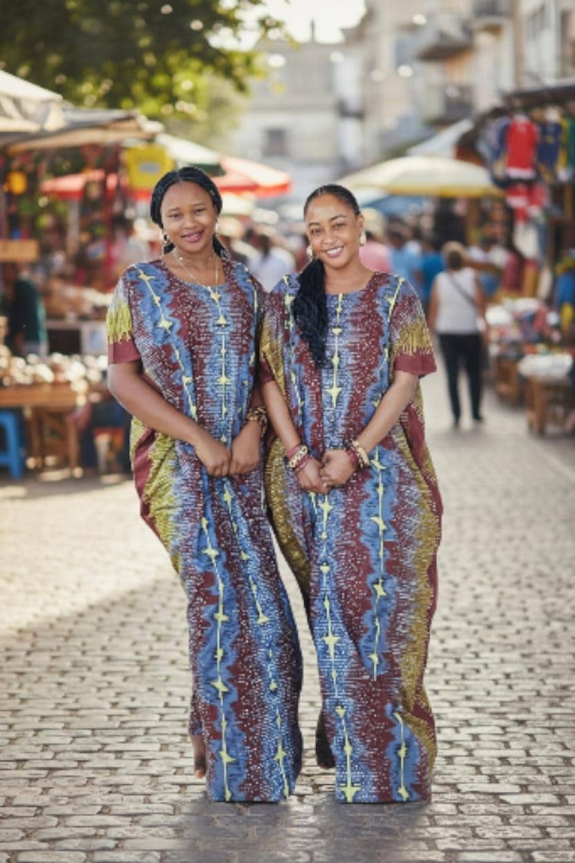 Kenyan Swahili Dera Dress: Dira Dirac | Somali Baati Kaftan | Authentic Coasterian Free Size African Deera | Ships from Germany