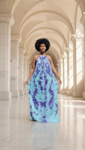Backless Dera Dress WITH Inbuilt Bra | Swahili Dirac Kaftan | Rückenfreies Deera Maxi Kleid I Made in Kenya | Ships from Germany