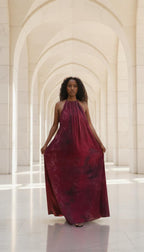 Backless Dera Dress WITH Inbuilt Bra | Swahili Dirac Kaftan | Rückenfreies Deera Maxi Kleid I Made in Kenya | Ships from Germany
