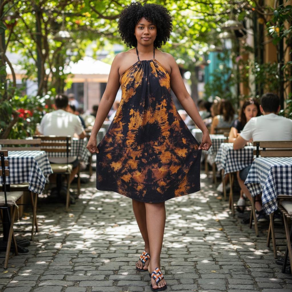 Short Backless Dera Dress NO Inbuilt Bra | Rückenfreies Deera Maxi Kleid | Swahili Dirac Kaftan | Made in Kenya Dira | Ships from Germany
