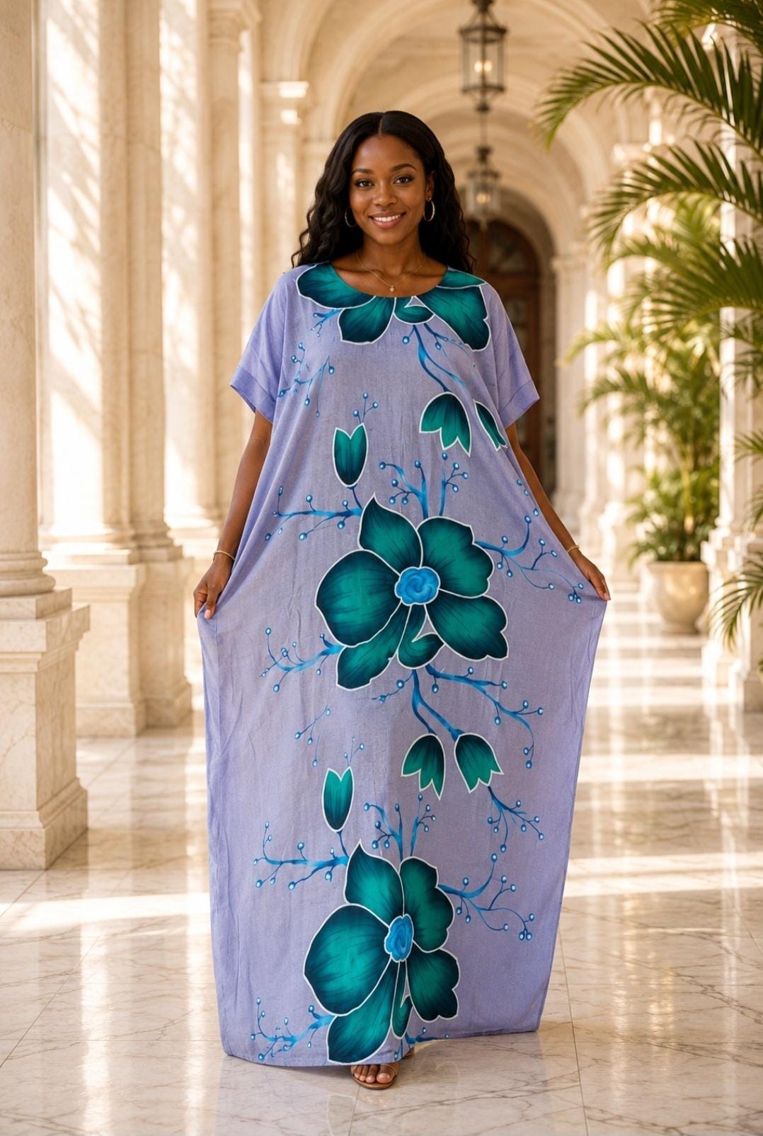 Kenyan Swahili Dera Dress: Dira Dirac | Somali Baati Kaftan | Authentic Coasterian Free Size African Deera | Ships from Germany