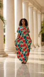Kenyan Swahili Dera Dress: Dira Dirac | Somali Baati Kaftan | Authentic Coasterian Free Size African Deera | Ships from Germany