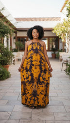 Backless Swahili Dera Dress with NO Inbuilt Bra