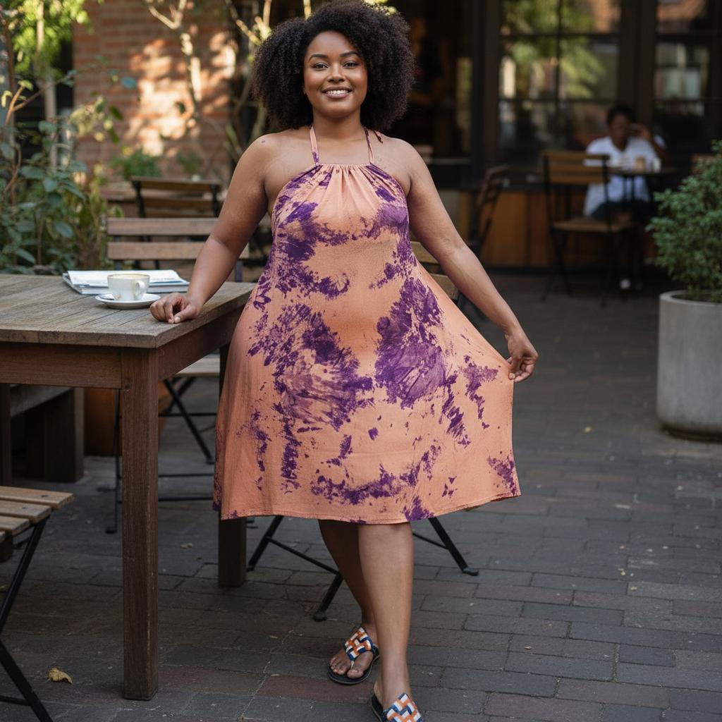 Short Backless Dera Dress NO Inbuilt Bra | Rückenfreies Deera Maxi Kleid | Swahili Dirac Kaftan | Made in Kenya Dira | Ships from Germany