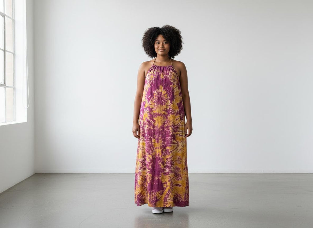 Backless Dera Dress WITH Inbuilt Bra