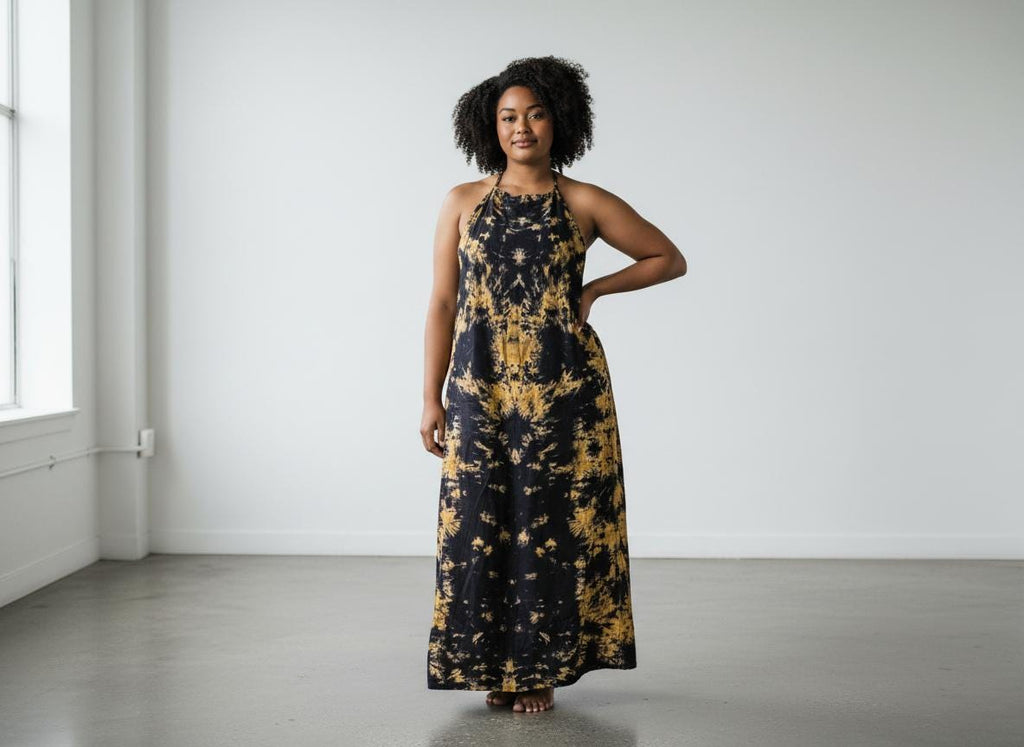 Backless Dera Dress WITH Inbuilt Bra