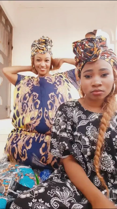 Ankara Wax Print Head Wrap for Women | African Kitenge Turban Headscarf | Natural Hair Protective Style | Ships from Germany