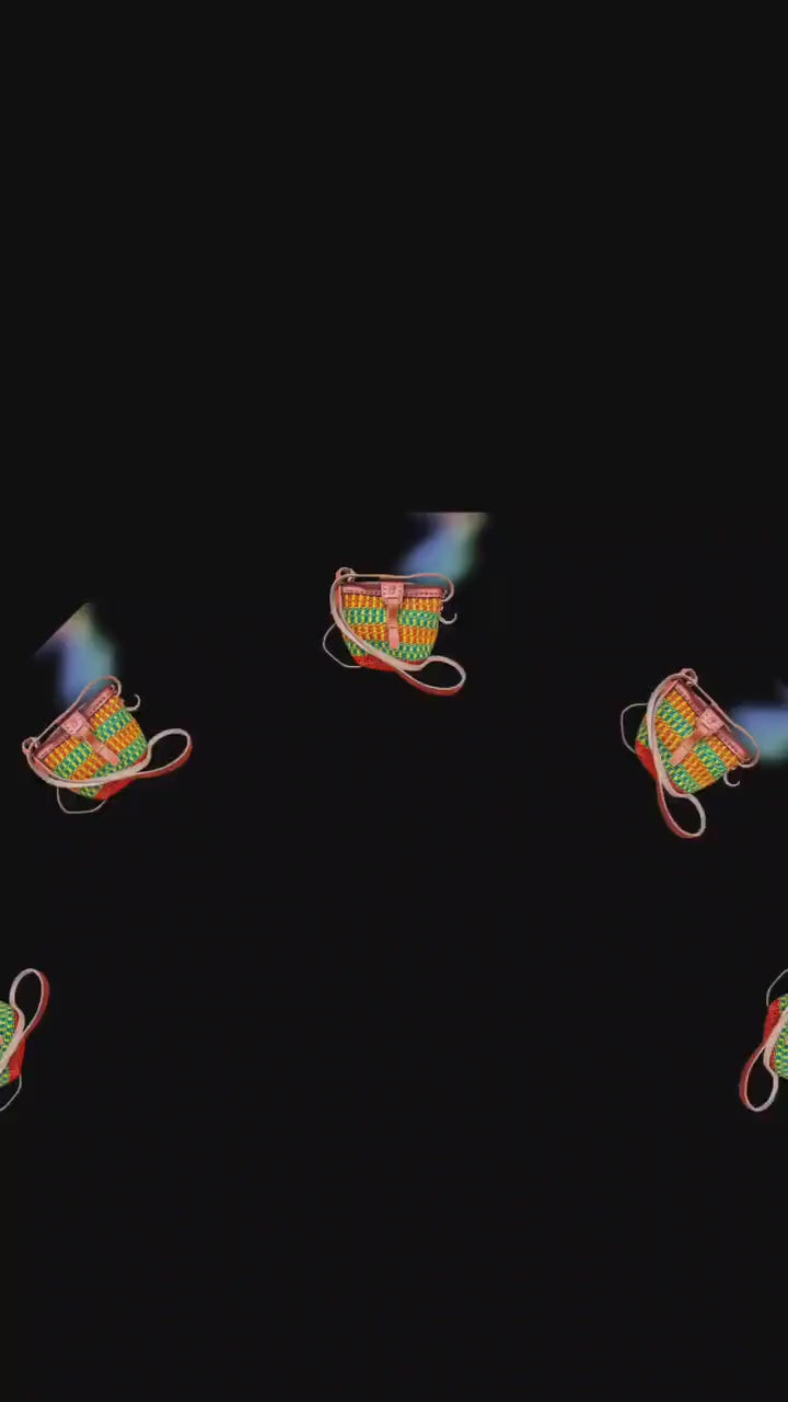 Handwoven Kiondo Basket | Handmade Kenyan Sisal Baskets | Tasche Kyondo | African Sisal Tote with Leather Straps | Ships from Germany