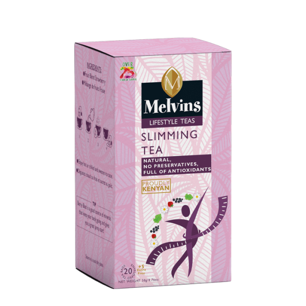 Melvins Slimming Tea – Kenyan Herbal Wellness Tea 20 Tea Bags