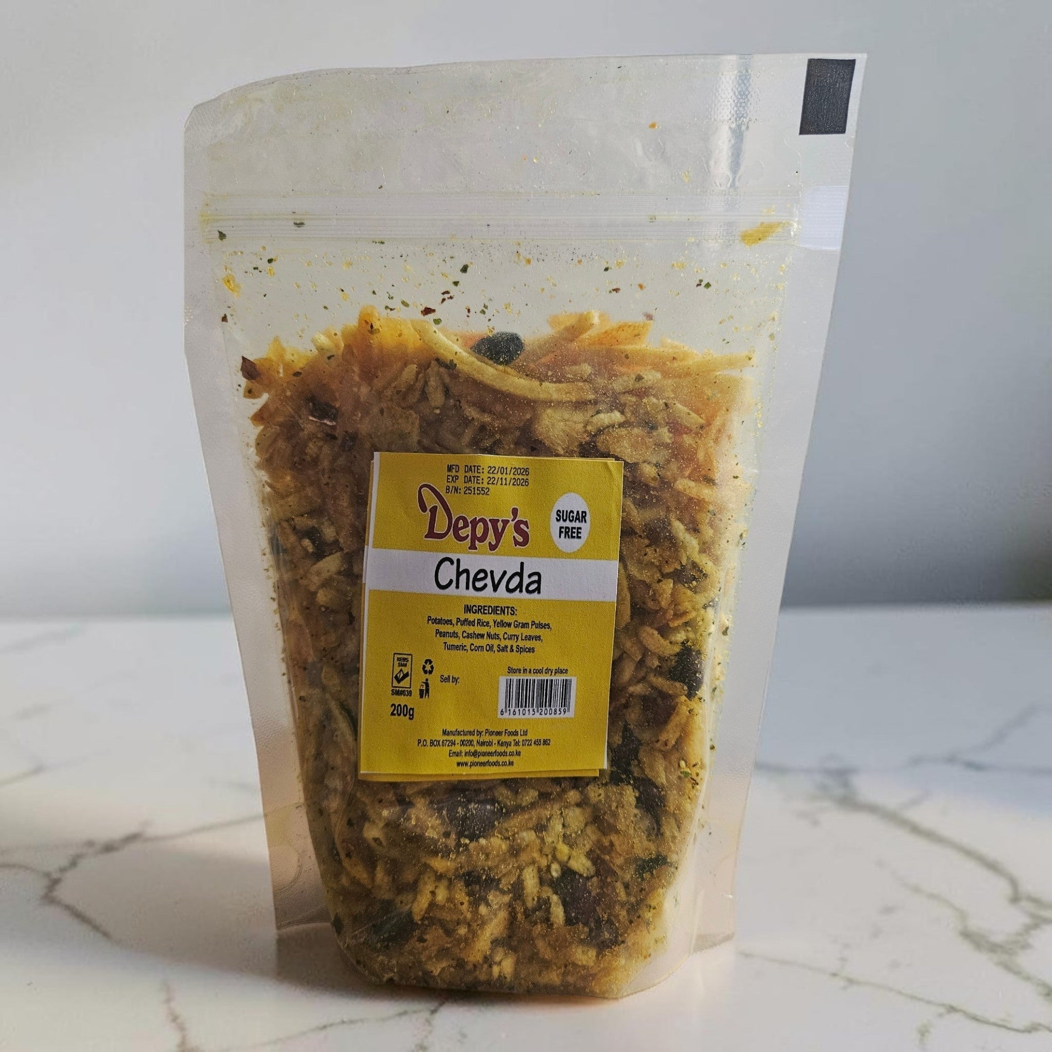 Depy's Kenyan Chevda No Sugar Added 200g